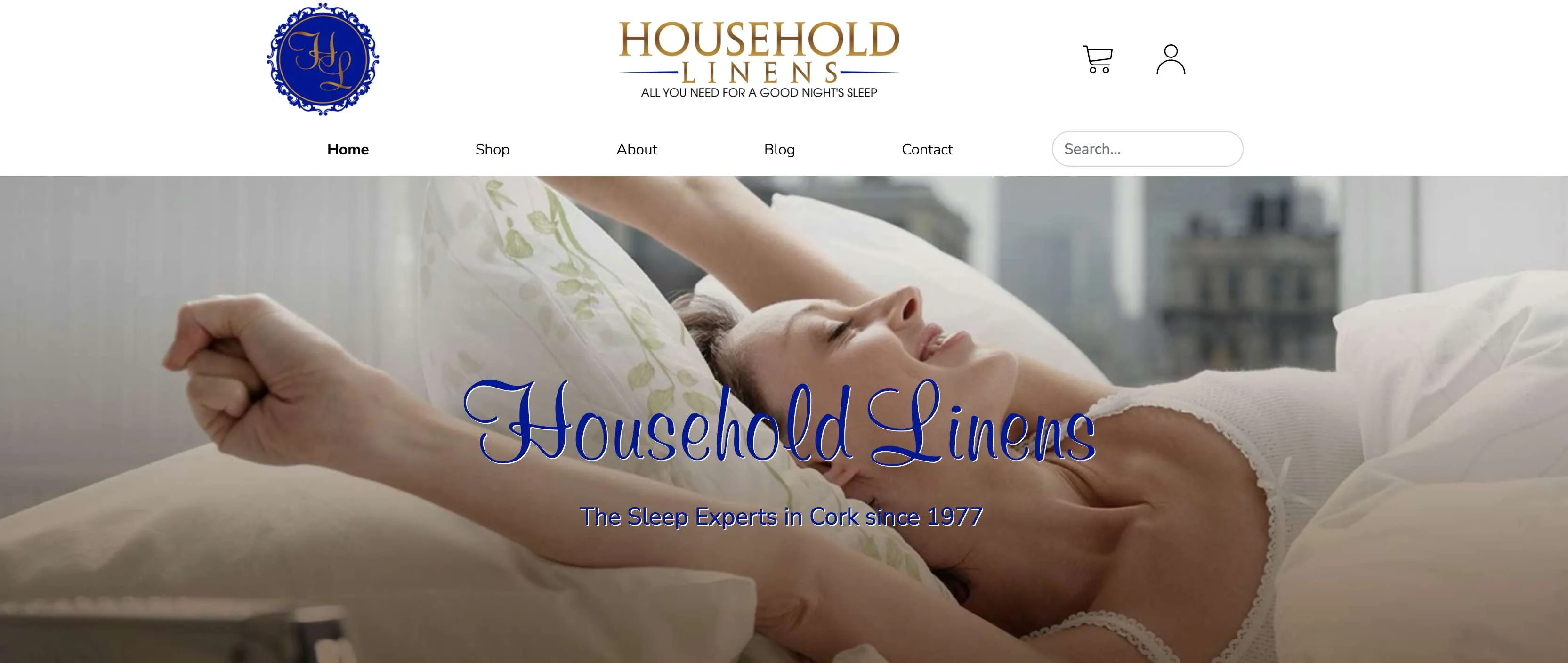 Household Linens website project